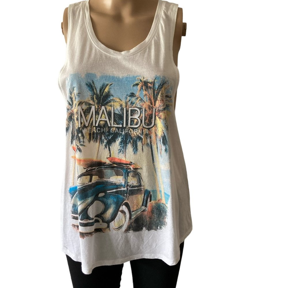 M. Fredric Malibu VW Size M Muscle Tank Top